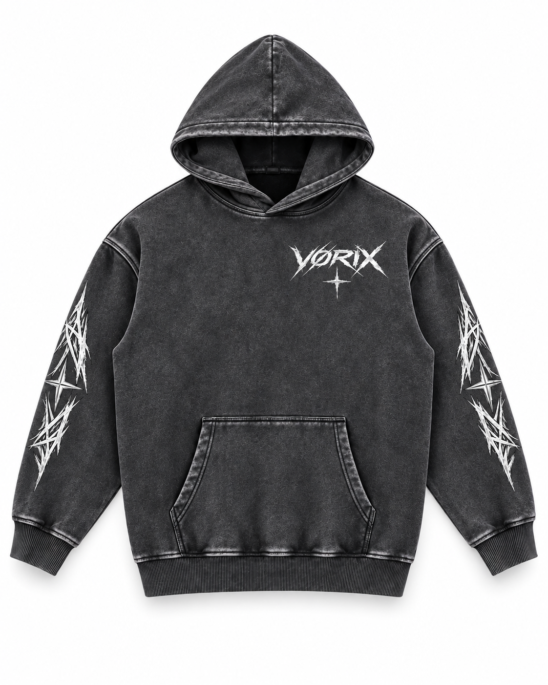 VØRIX Built To Disobey hoodie front view