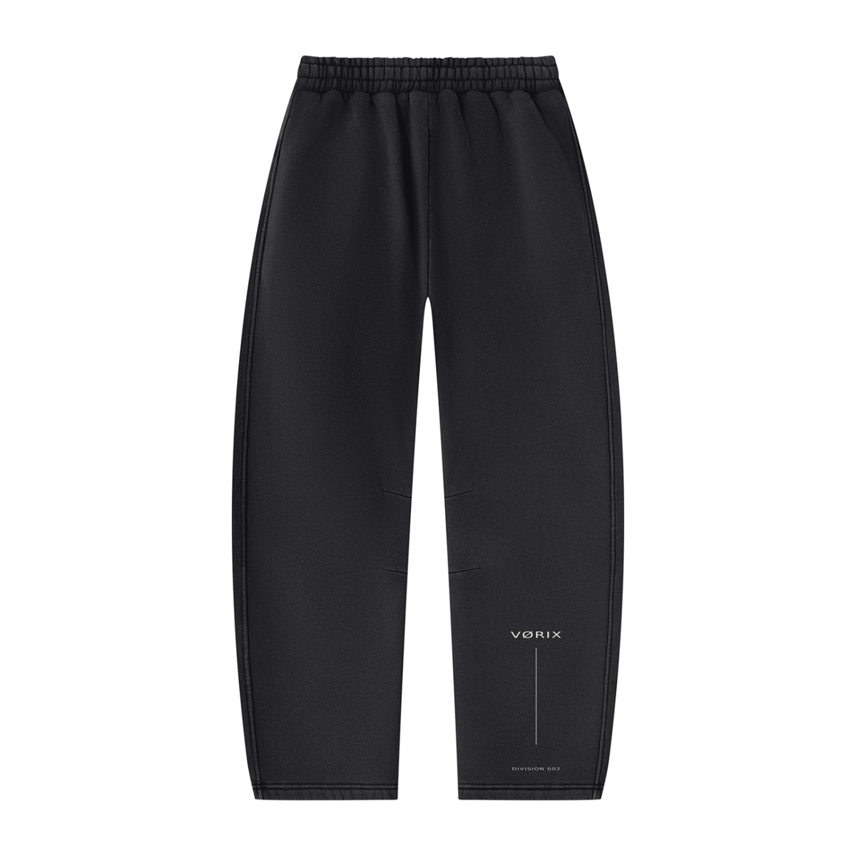 VØRIX DIVISION PANT / 002 washed black sweatpants — product view 2